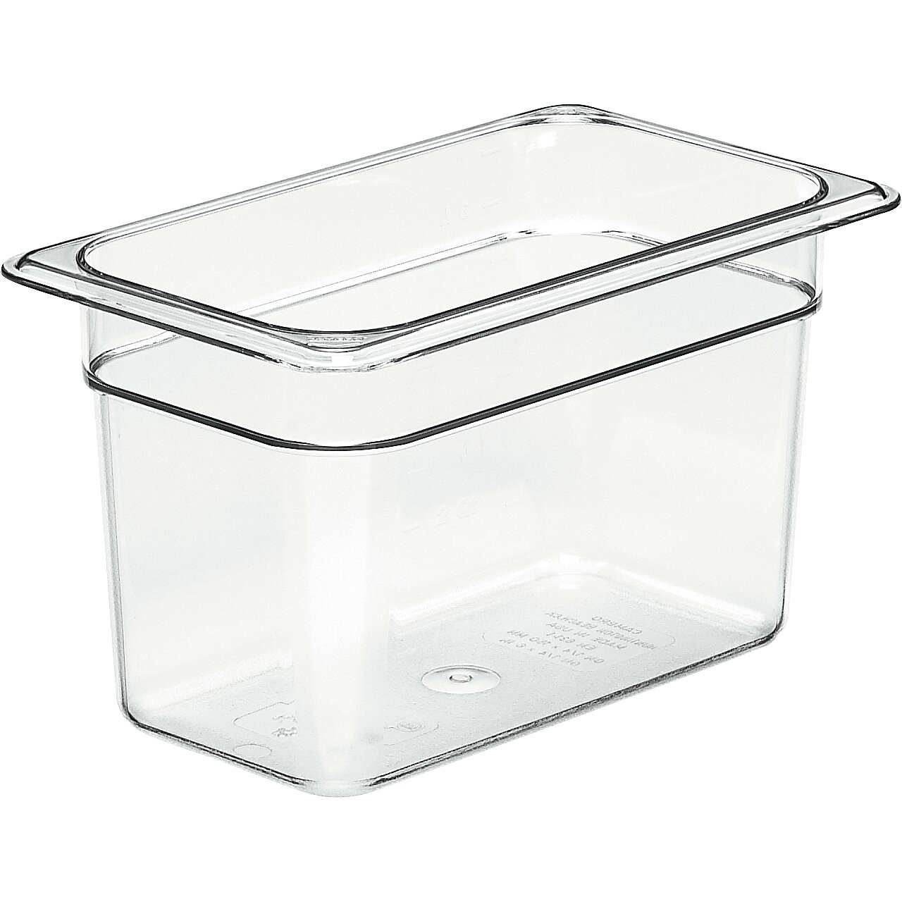 GN-Behälter GN 1/4 265 x 162 x 150 mm Copolymer BPA-frei transparent